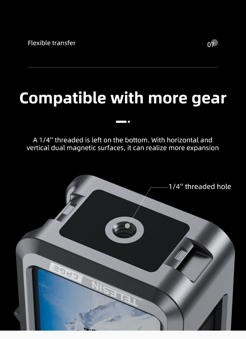 Telesin Metal Cage for DJI Osmo Action 3/4