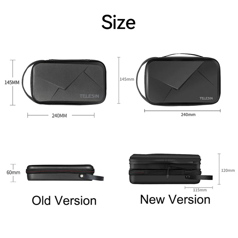Telesin Opbergcase verstelbaar voor GoPro/camera/accessoires - GoPro Cases & behuizingen