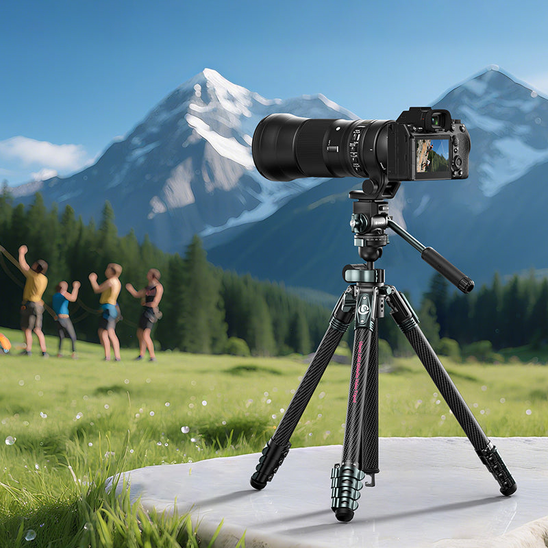 Ulanzi GlideGo JJ06 Video Tripod Carbon - Black