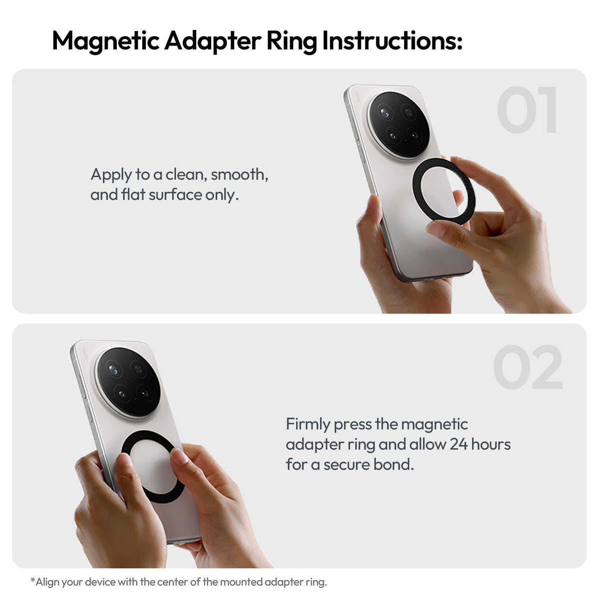 Ulanzi PL15RGB Ringlamp Video Rig voor smartphone - MagSafe