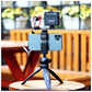 Ulanzi Smartphone vlog KIT EXTRA: mini-statief, telefoonhouder, dual cold shoe-mount, microfoon & LED-lamp - Ministatieven