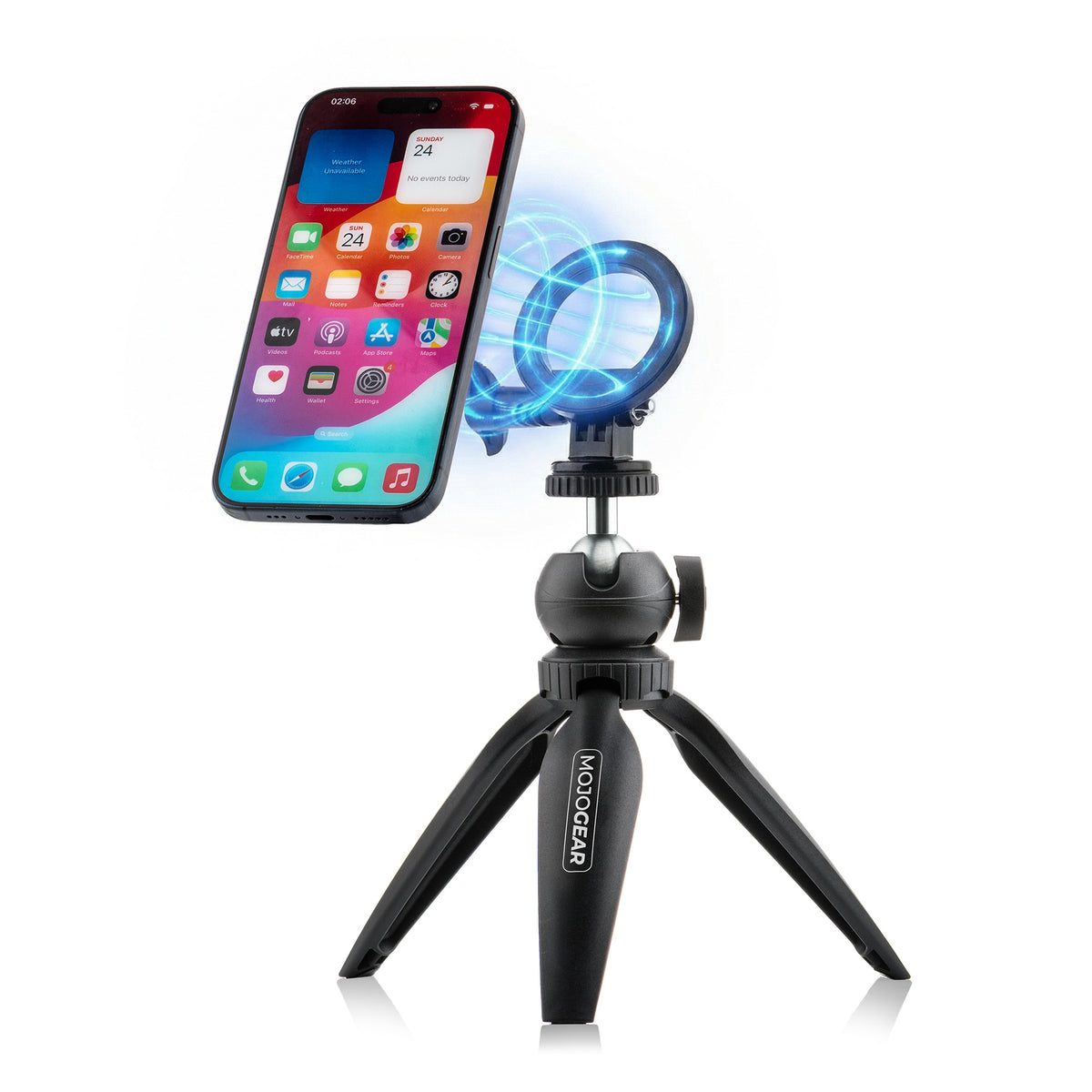 MOJOGEAR Mini Tripod Vlog KIT: Table Tripod & Magnetic Phone Holder