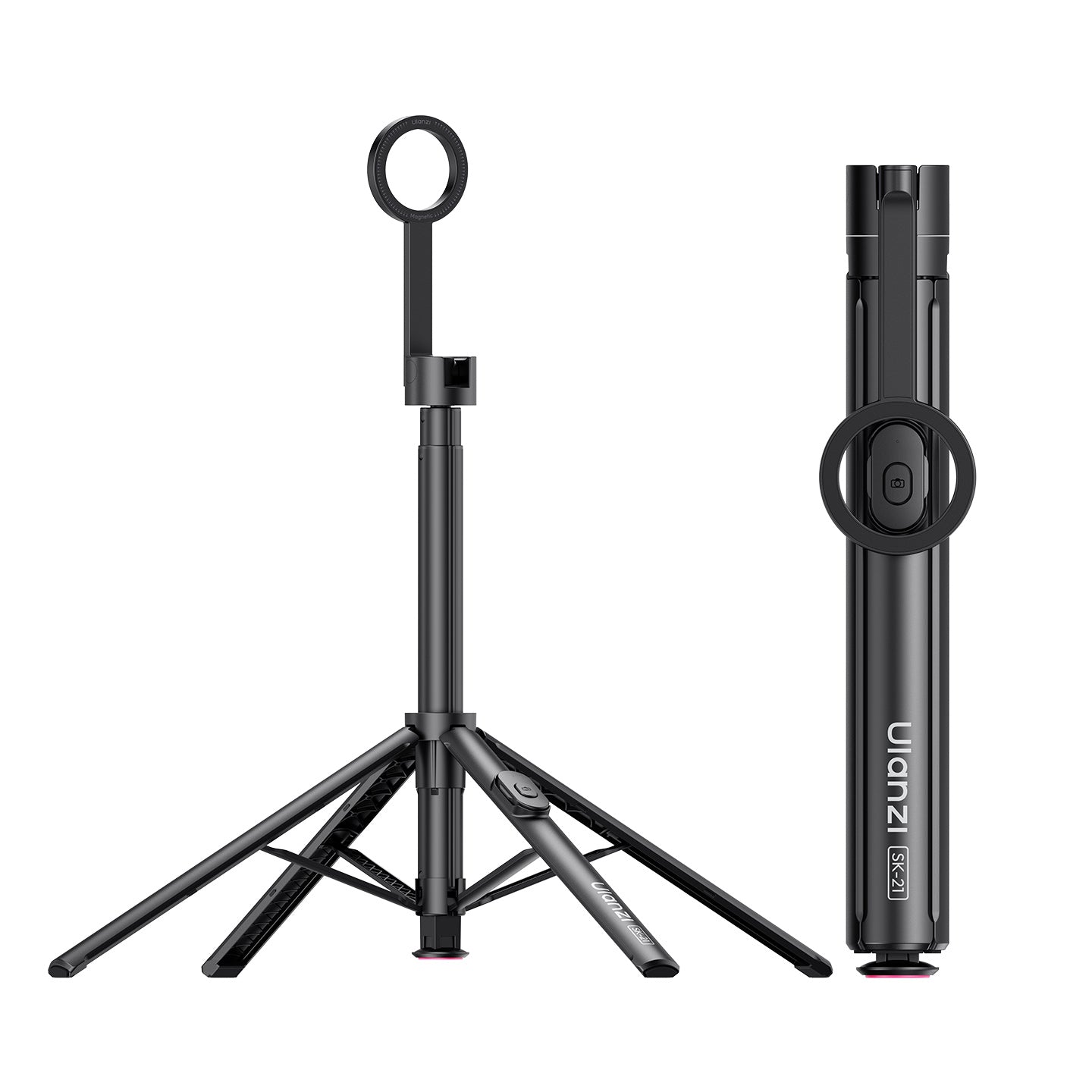 Ulanzi SK-21 Selfie Stick Quadpod 180cm auto-open - Magnetic