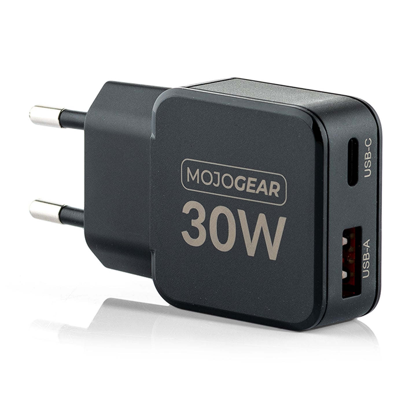MOJOGEAR CHARGE+ Mini 30W Oplader met 2 poorten USB/USB-C - Opladers