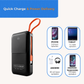 MOJOGEAR XL All-in-1 Power Bank 20,000 mAh with built-in Lightning and USB-C cables