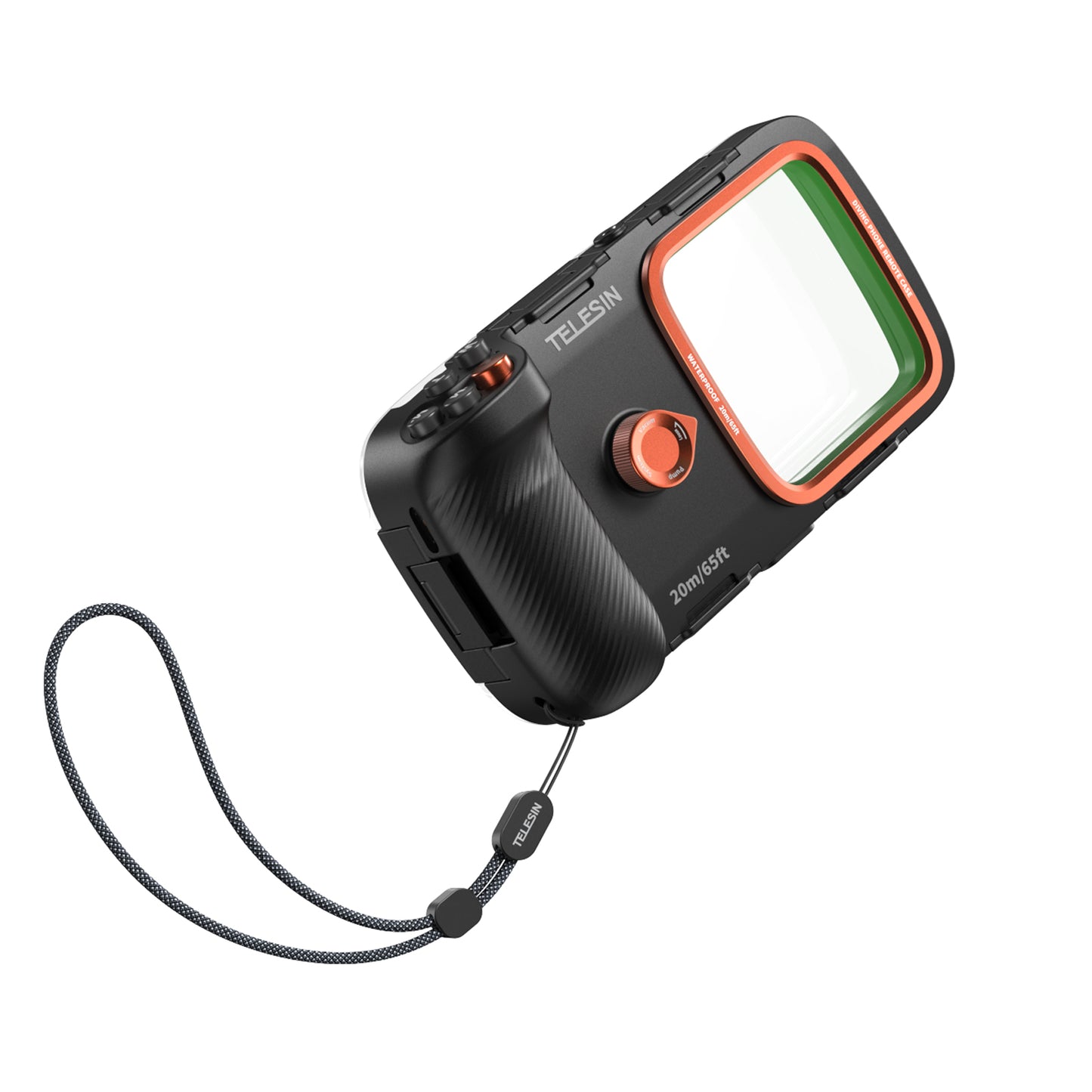 Telesin Smartphone Duik Case met knoppen en vacuümpomp