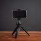 MOJOGEAR Video KIT: Mini tripod + phone holder + microphone + light