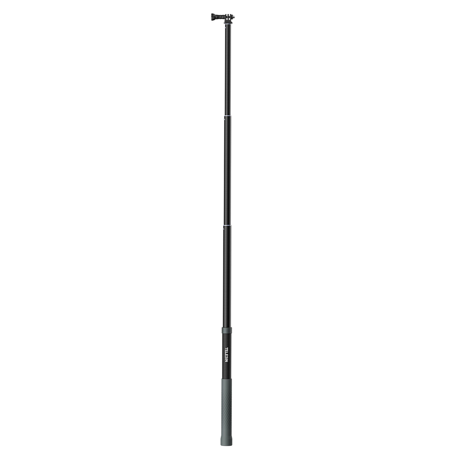 Telesin MNP-002 Selfie Stick 120 cm voor actioncamera en smartphone - Carbon