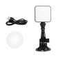 MOJOGEAR videobellen LED-lamp KIT - met zuignap voor laptop /  computer /  monitor