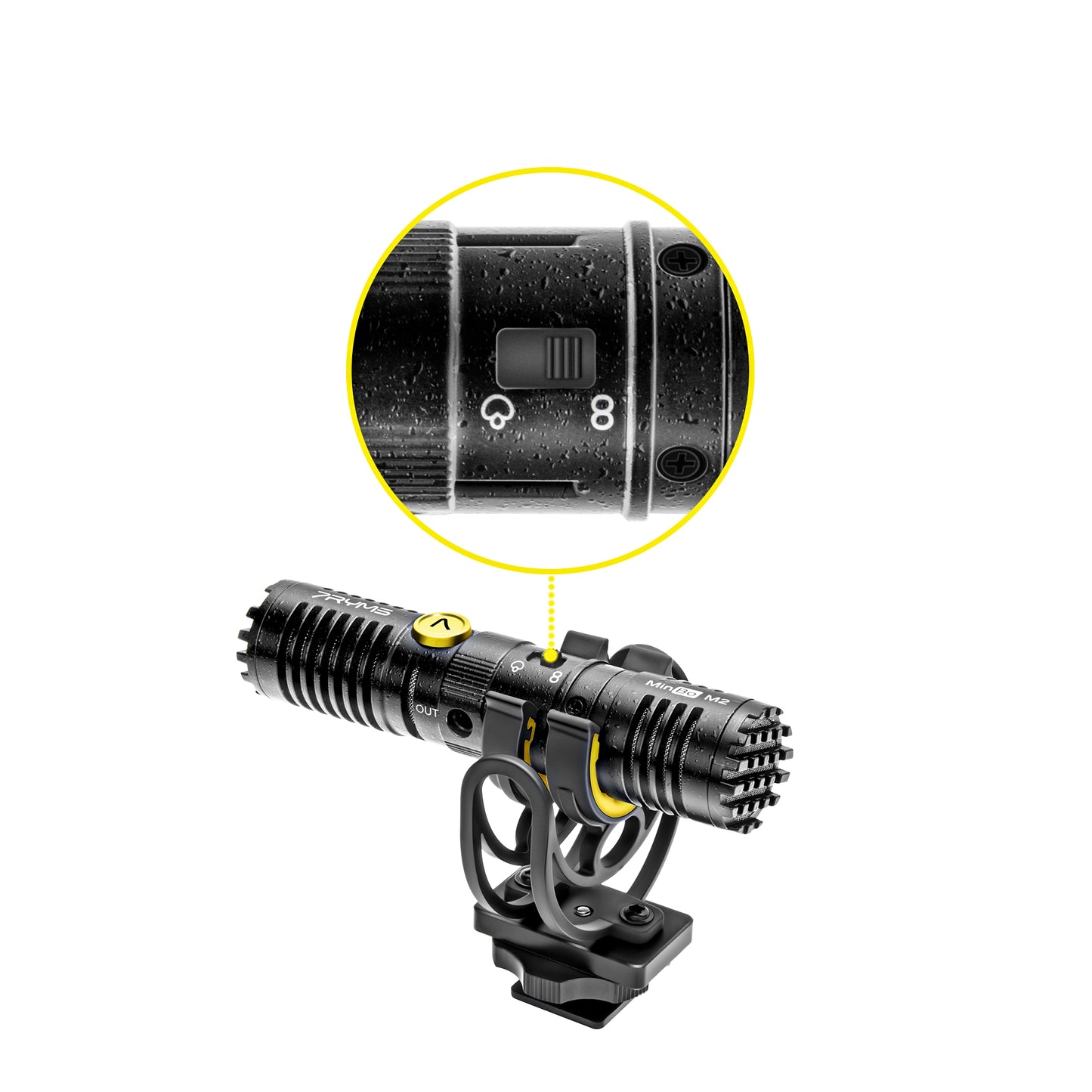 7RYMS MinBo M2 Richtmicrofoon Bi-directioneel