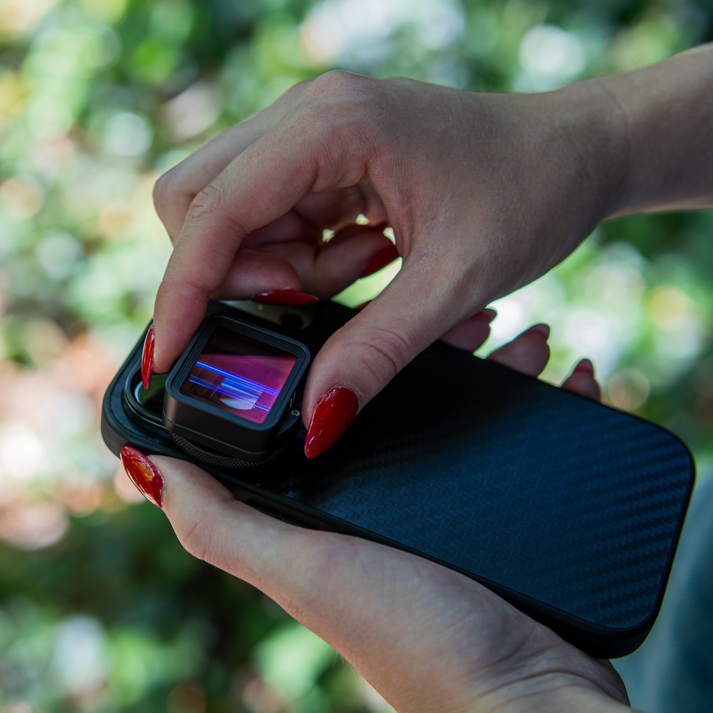 MOJOGEAR 17mm lens case voor iPhone 16 Pro Max - Carbon - Overige producten