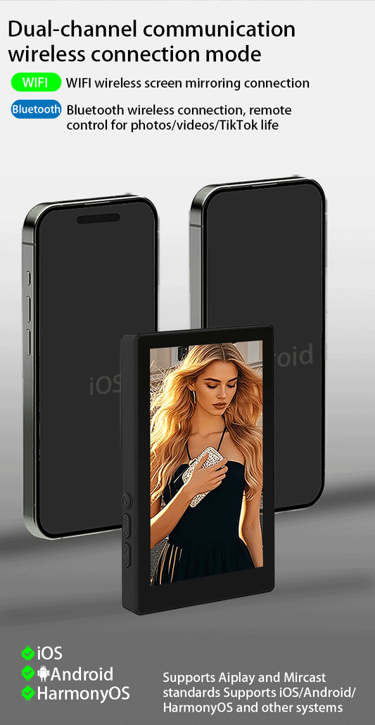 MOJOGEAR VS4 Touchscreen Selfie Vlog Monitor - Zwart - Overige producten