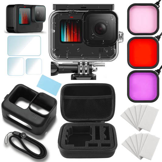 MOJOGEAR Accessory set for GoPro Hero 9 / 10 / 11 / 12