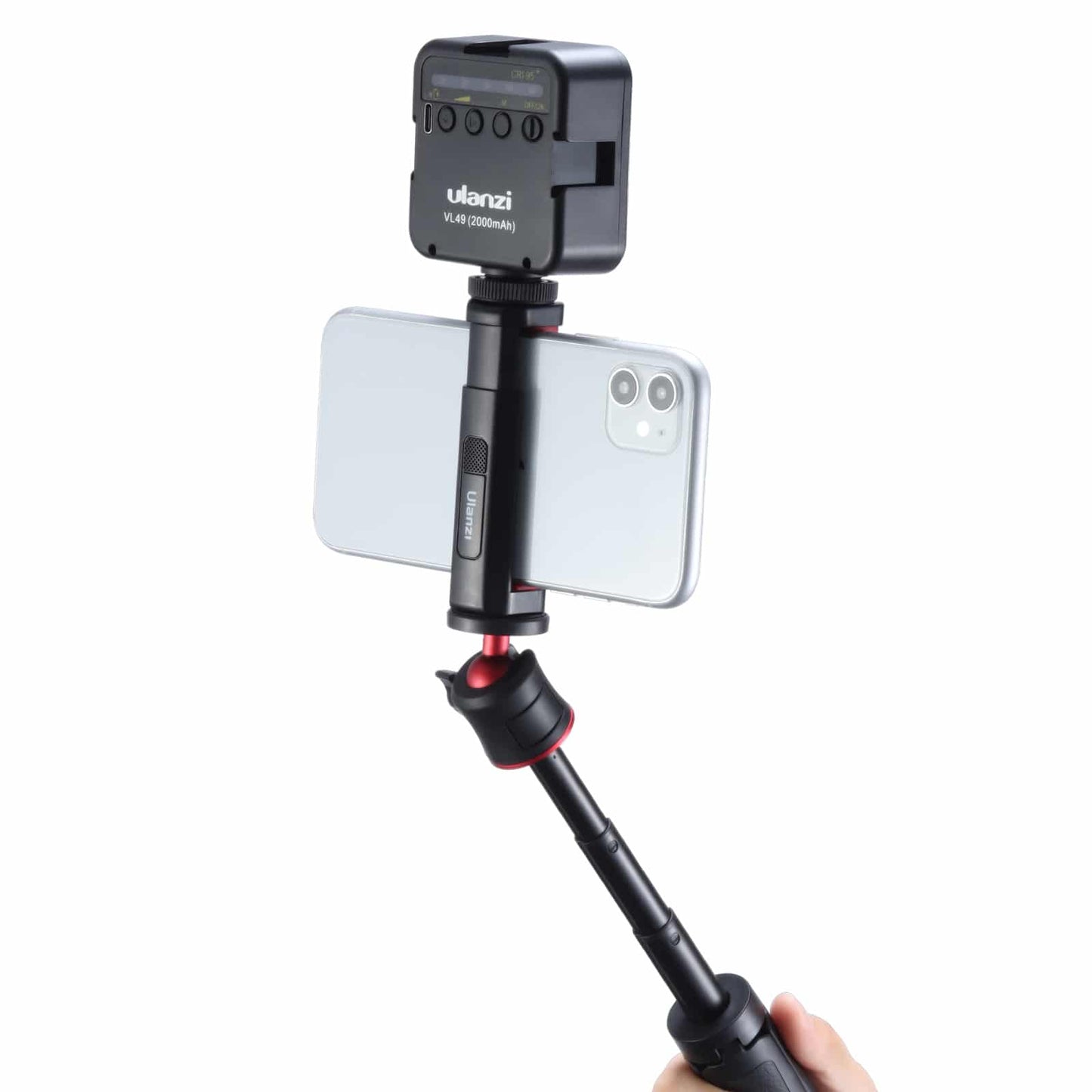 Ulanzi ST-19 compact phone holder for tripod with cold shoe mount