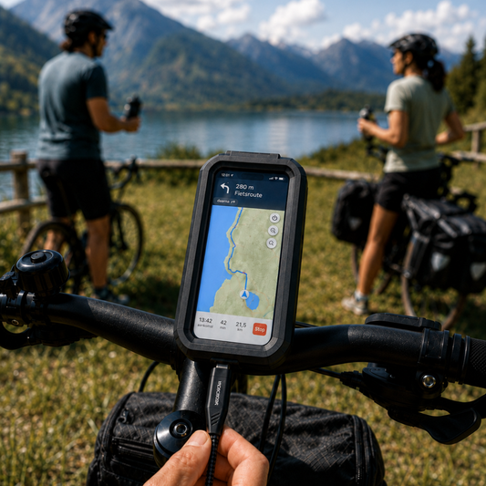 MOJOGEAR waterdichte telefoonhouder voor fiets - Large - Telefoonhouders