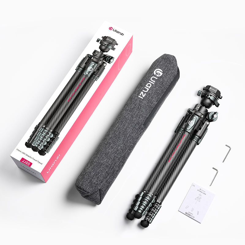 Ulanzi GlideGo JJ05 Photo Tripod met kantelbare arm - Carbon - Grote statieven