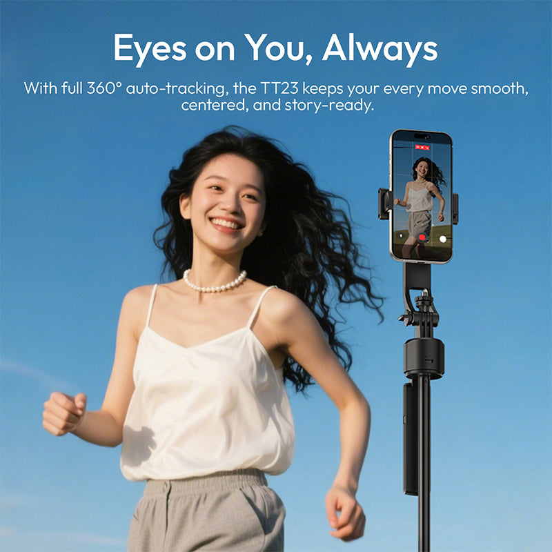 Ulanzi TT23 Auto-Tracking Selfie Stick Statief - Ministatieven