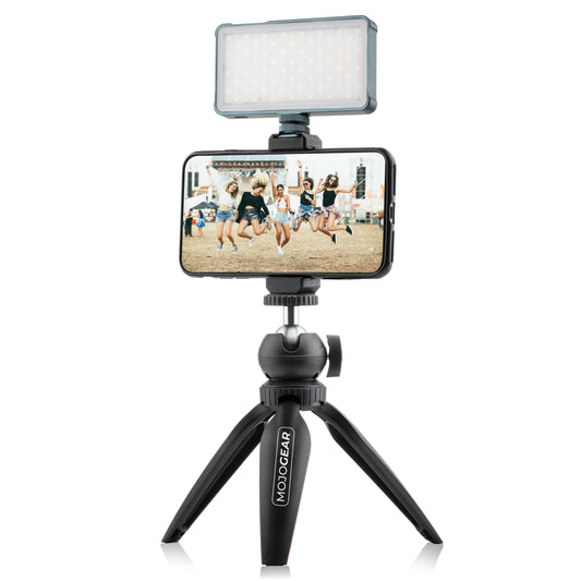 Mini-statief vlog KIT: tafelstatief & premium telefoonhouder - Ministatieven