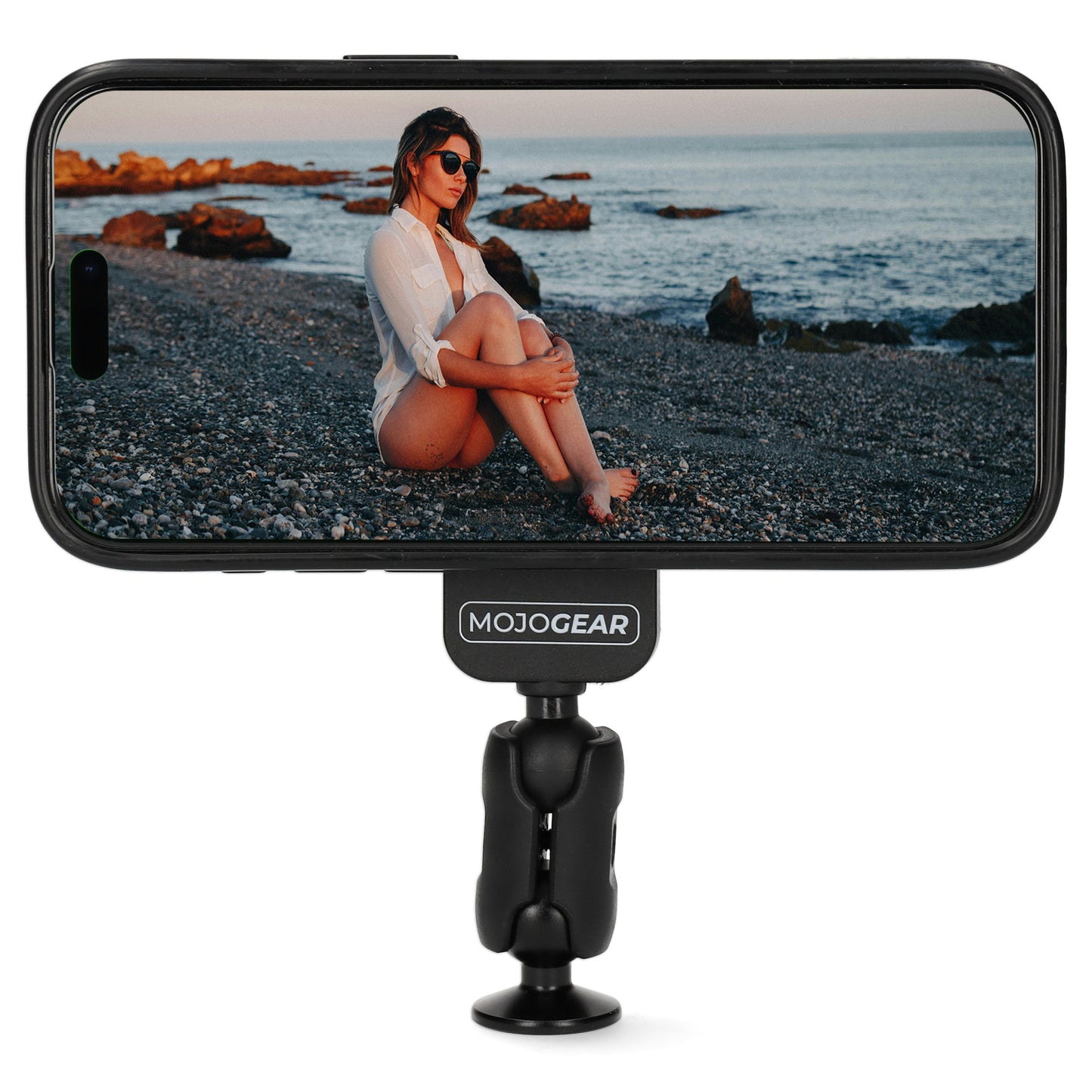 MOJOGEAR Premium Magnetische telefoonhouder voor statief - Kantelbaar en draaibaar - Telefoonhouders