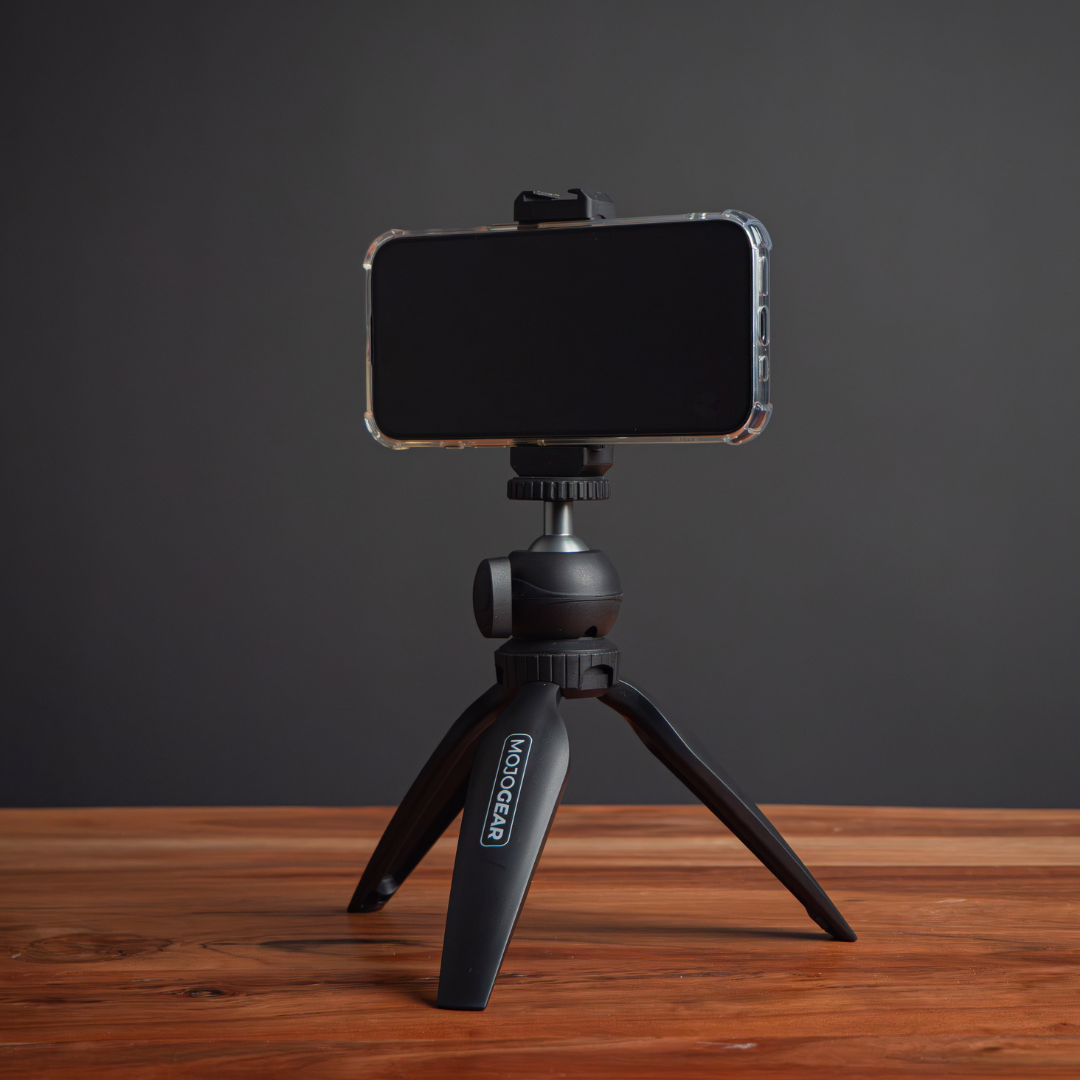 Mini-statief vlog KIT: tafelstatief & premium telefoonhouder - Ministatieven