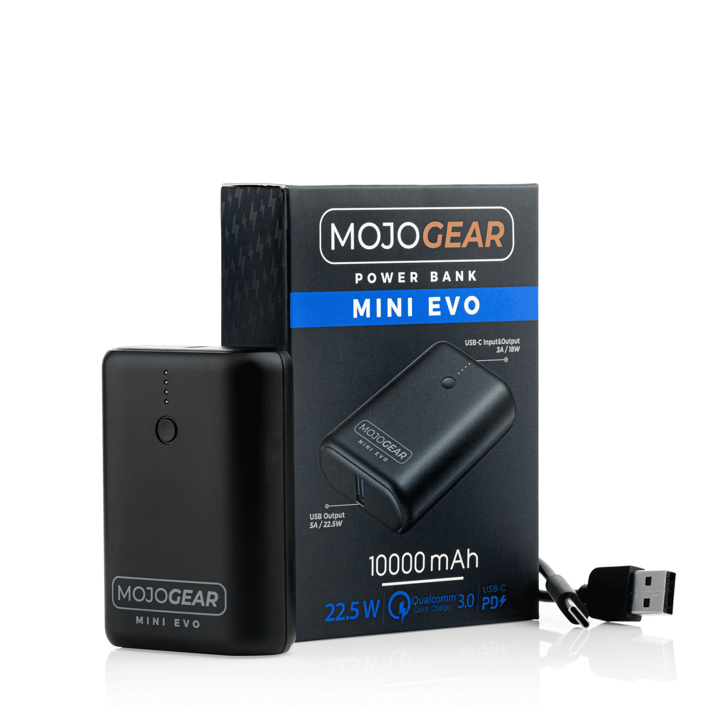 MOJOGEAR MINI EVO 10.000 mAh power bank 22.5W