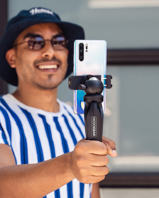 Mini-statief vlog KIT: tafelstatief & premium telefoonhouder - Ministatieven