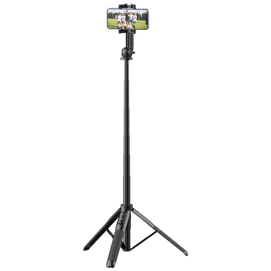Ulanzi SK-03 Selfie Stick Statief 160 cm met klem en Bluetooth remote - Selfiesticks