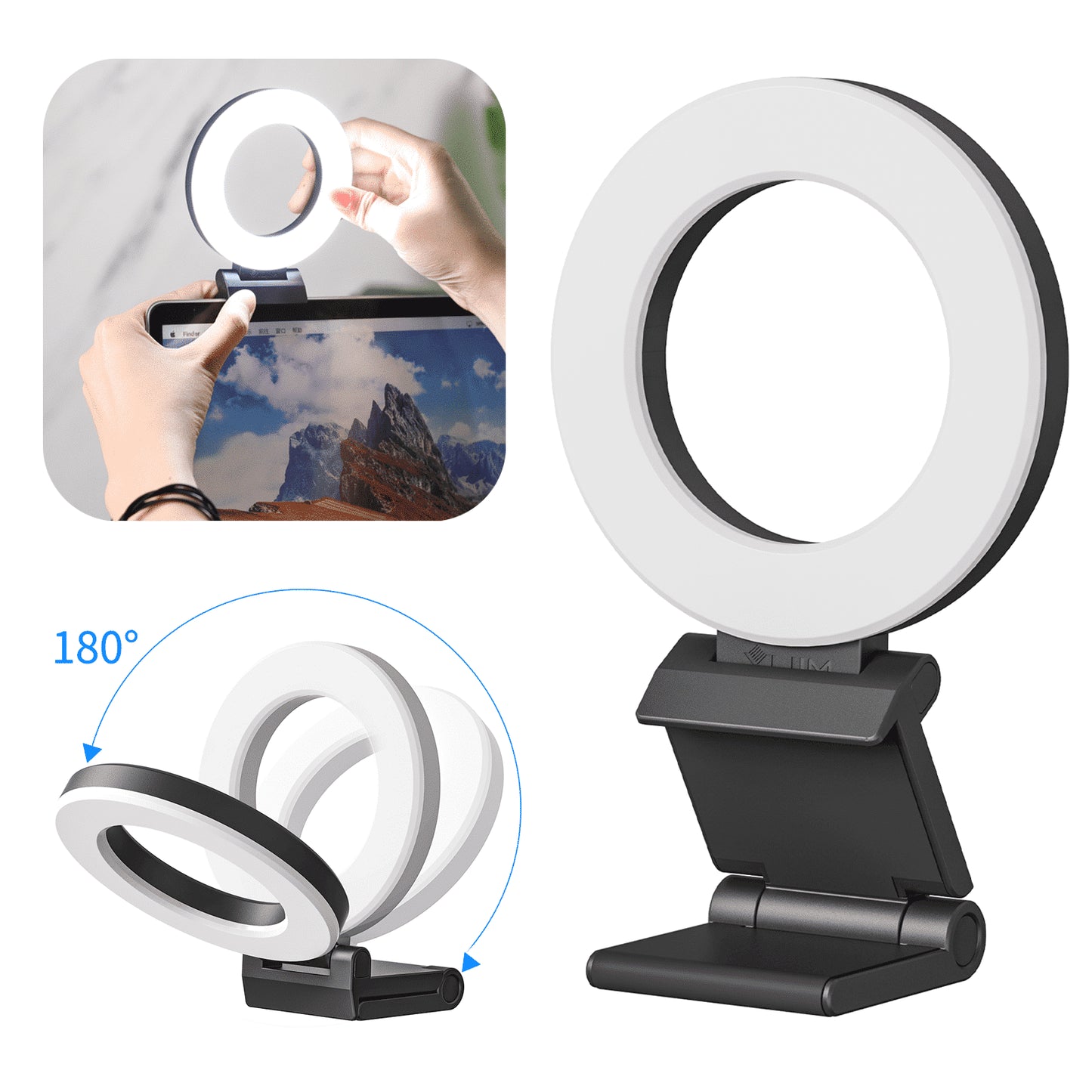 VIJIM CL07 Laptop Ring Light with Clamp