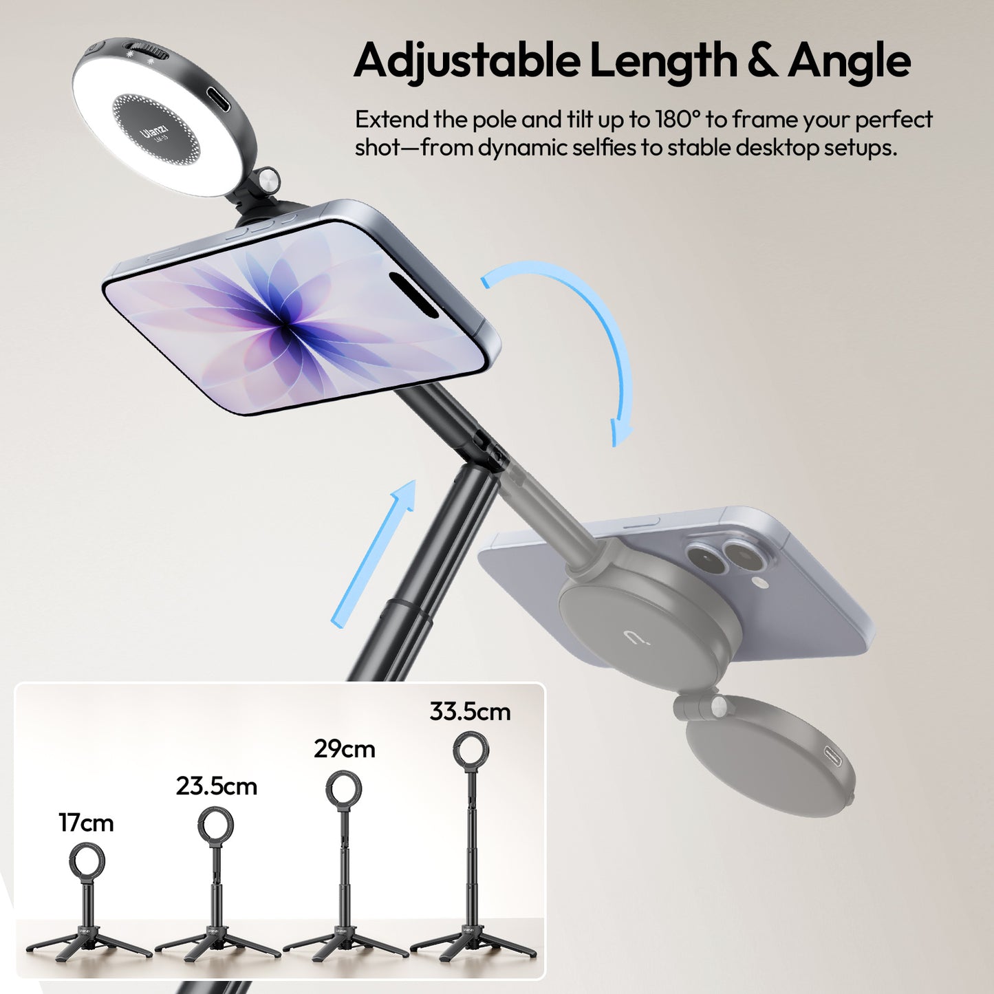 Ulanzi MT71 Magnetic Mini Selfie Stick