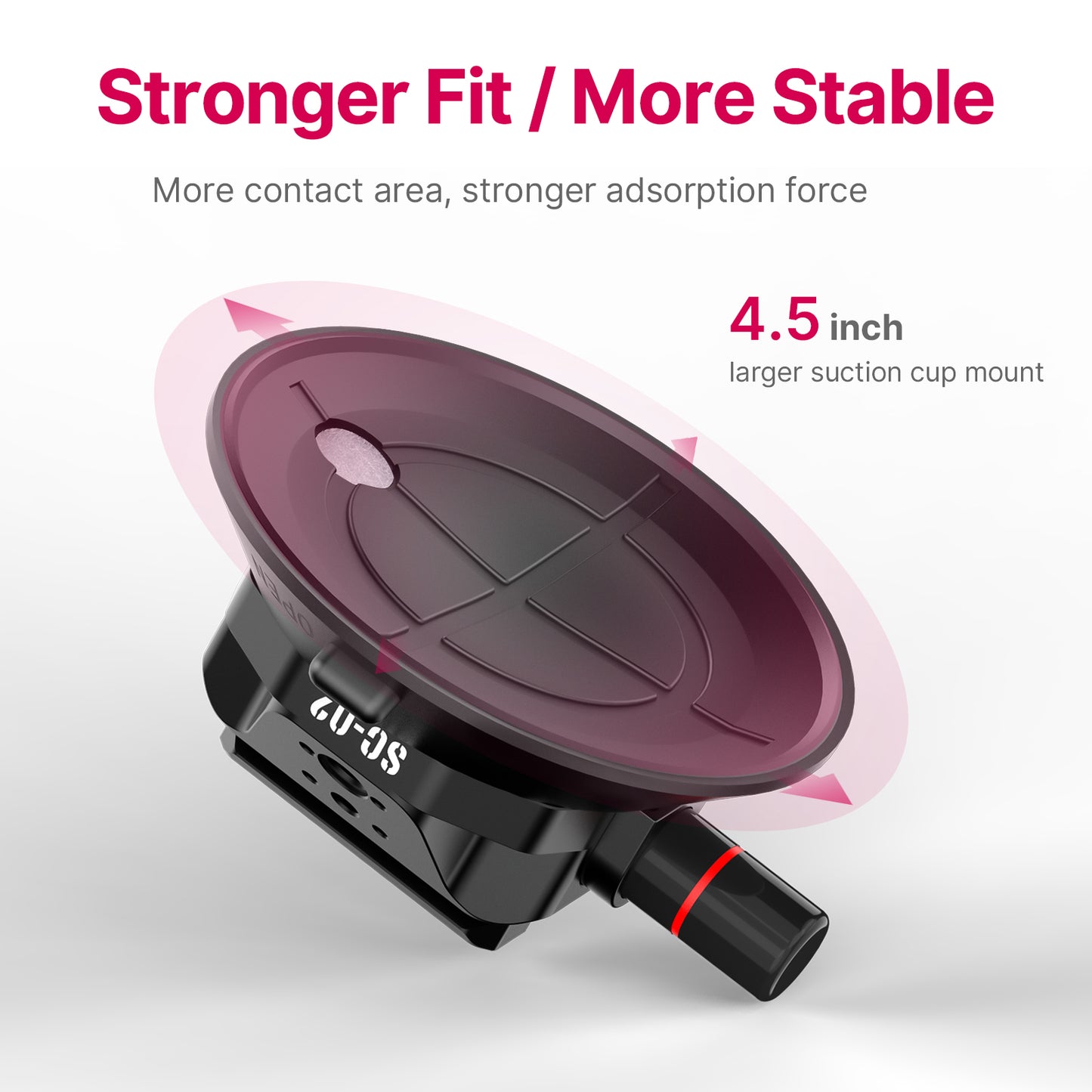 Ulanzi SC-02 Extra Strong 4.5 inch Suction Cup with Magic Arm for Camera - up to 3kg