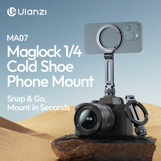 Ulanzi MA07 MagLock telefoonhouder voor statief & Cold Shoe - Telefoon en Tablethouders
