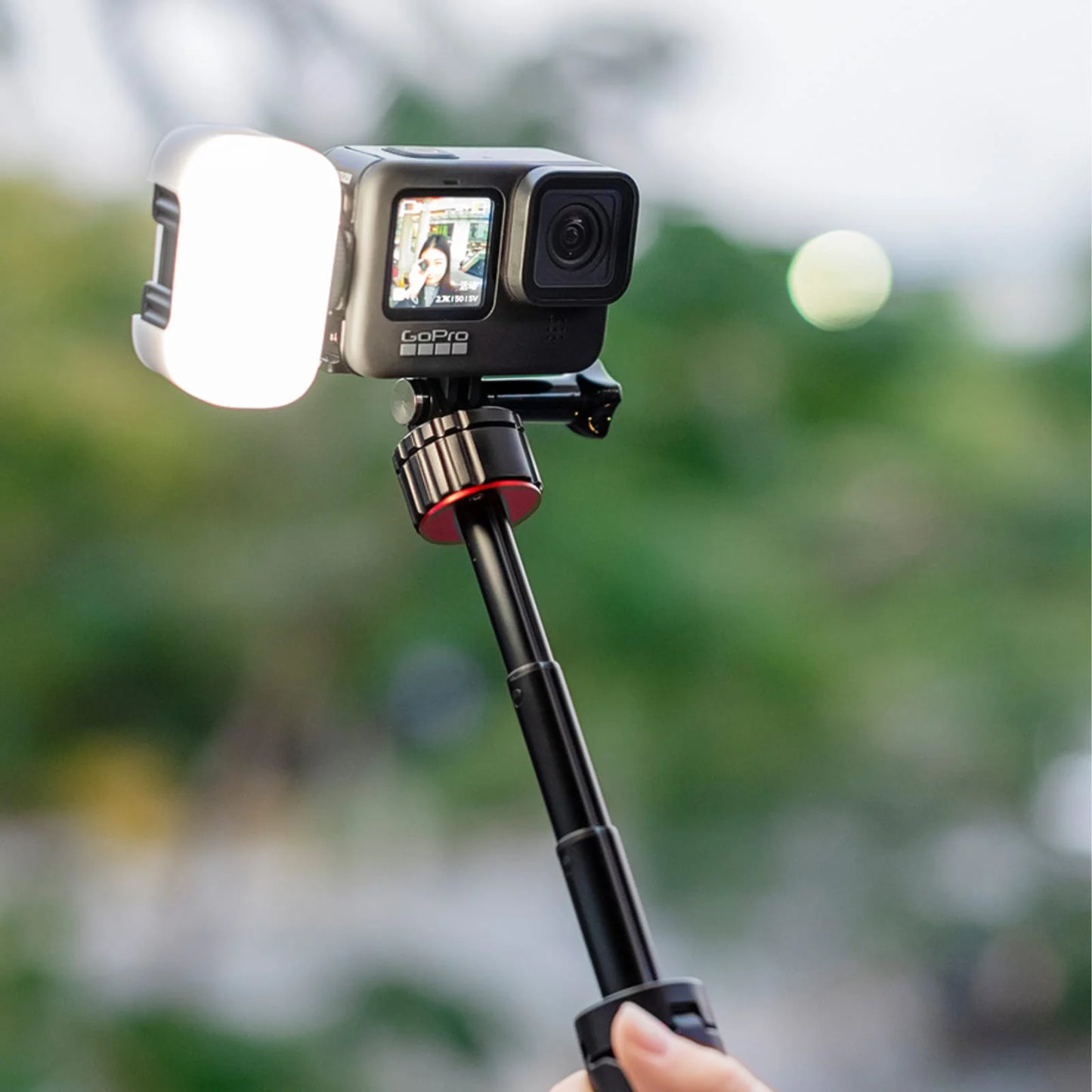 Ulanzi MT-31 GoPro vlog tripod, handle & selfie stick - with quick release mount