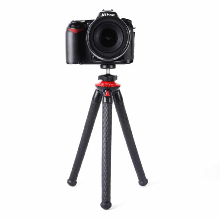 Fotopro Flexibel Statief XL met telefoonhouder, GoPro-mount en Bluetooth afstandsbediening UFO2