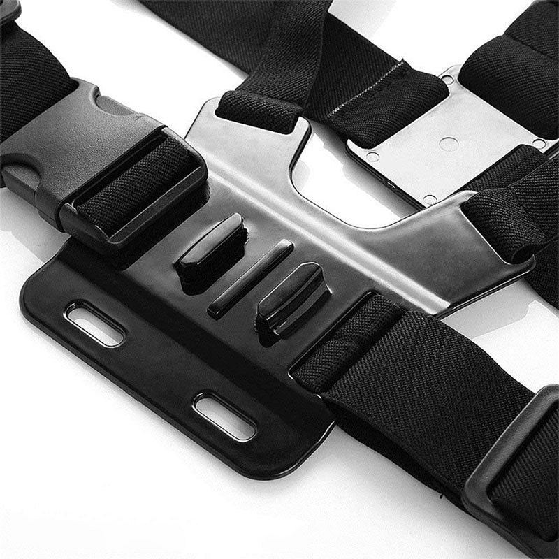 MOJOGEAR A03 Hoofd-, Borst- & Polsband Kit - voor GoPro & smartphone - GoPro Mounts