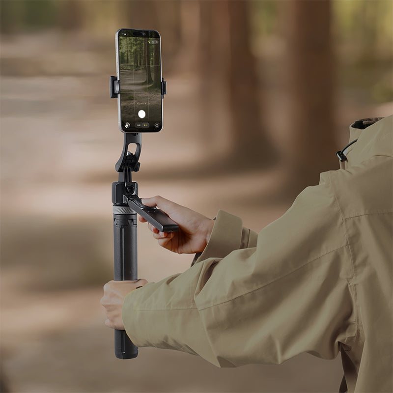 Auto Face Tracking mobiele telefoonstatief, 360° rotatie selfiestick statief voor smartphone, iPhone mobiele telefoonhouder met afstandsbediening, ingebouwde tracking-camerastatief voor YouTube Auto Face Tracking mobiele telefoonstatief, 360° rotatie selfiestick statief voor smartphone, iPhone mobiele telefoonhouder met afstandsbediening, ingebouwde tracking-camerastatief voor YouTube