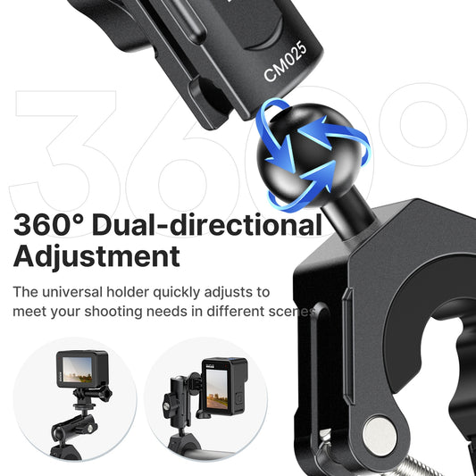 Voor Motor SMALLRIG Stuurbevestiging Voor Actiecamera - Fiets En Motor Mount Voor GoPro, DJI, Insta360, Max. 0,5 Kg Gopro Mount Voor Motor SMALLRIG Stuurbevestiging Voor Actiecamera - Fiets En Motor Mount Voor GoPro, DJI, Insta360, Max. 0,5 Kg Gopro Mount