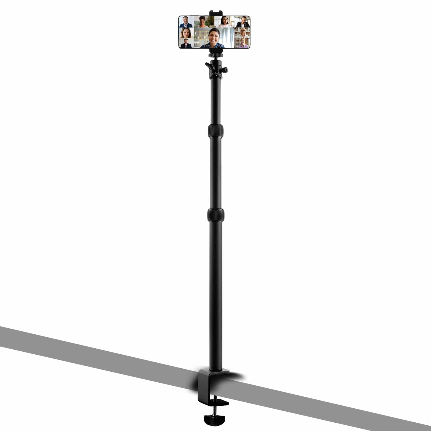 MOJOGEAR DS1 Extendable Stand with Table Clamp and Phone Holder