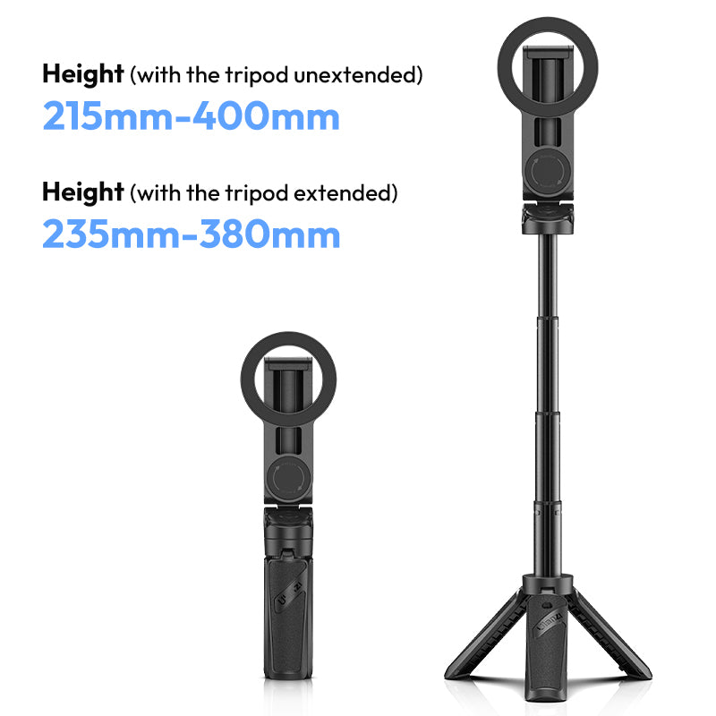 Ulanzi JJ03 Pocket selfiestick statief magnetisch met remote - Statieven en toebehoren
