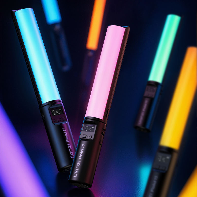 Ulanzi FOLD15 Foldable 15W RGB Tube Light - Black