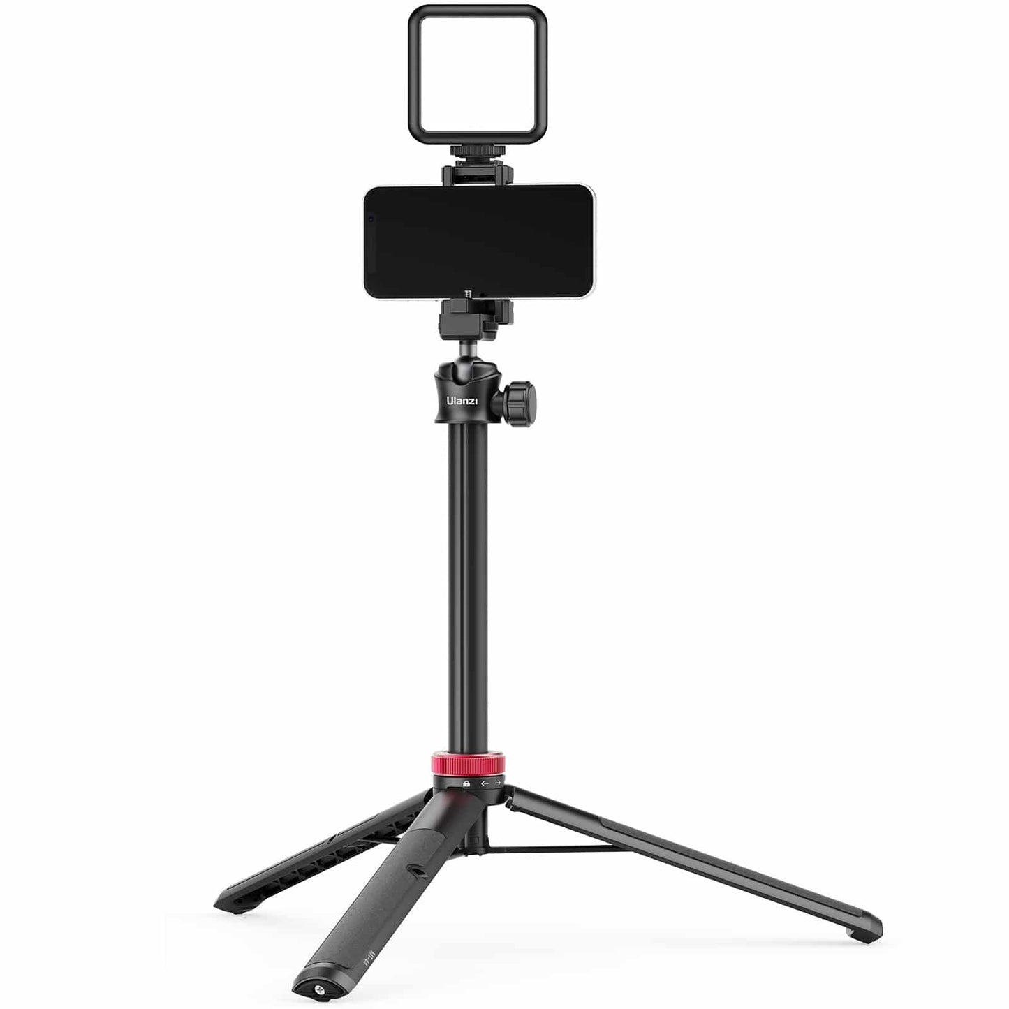 Ulanzi MT-44 Selfiestick Statief voor telefoon en camera - 146cm - Zwart