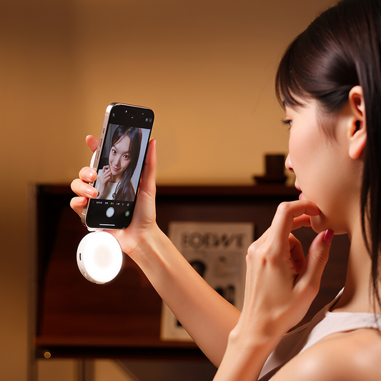 Ulanzi LM23 Smartphone Ring Light V2 met Magsafe - Wit - Videoverlichting
