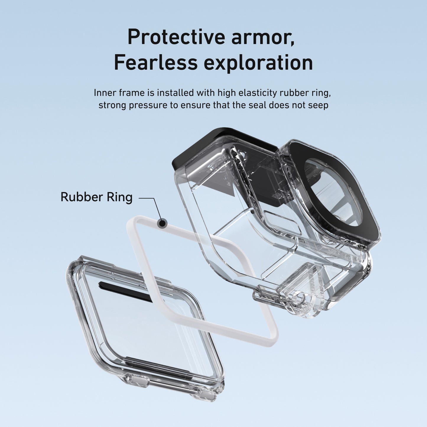 Telesin Waterproof Case voor DJI Osmo Action 6