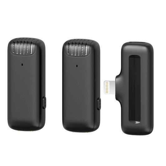 Draadloze microfoon voor iPhone 15-serie, iPad, Android, USB-C draadloze clip-on microfoons voor iPhone video-opname, interview, TikTok, YouTube (2 stuks Draadloze microfoon voor iPhone 15-serie, iPad, Android, USB-C draadloze clip-on microfoons voor iPhone video-opname, interview, TikTok, YouTube (2 stuks