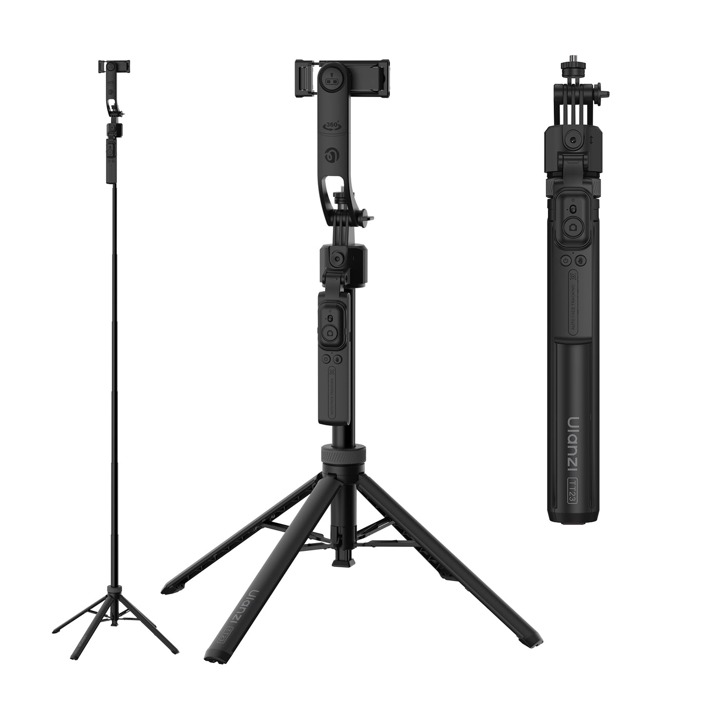 Ulanzi TT23 Auto-Tracking Selfie Stick Statief - Ministatieven