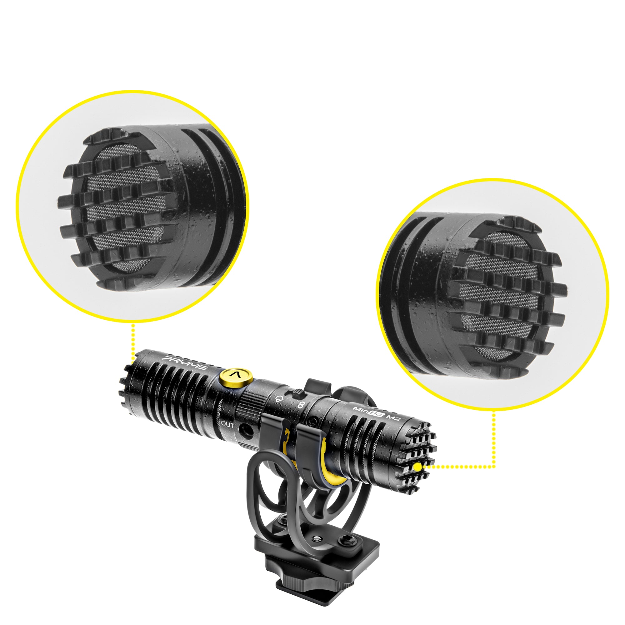 7RYMS MinBo M2 Bi-directional Directional Microphone | MOJOGEAR