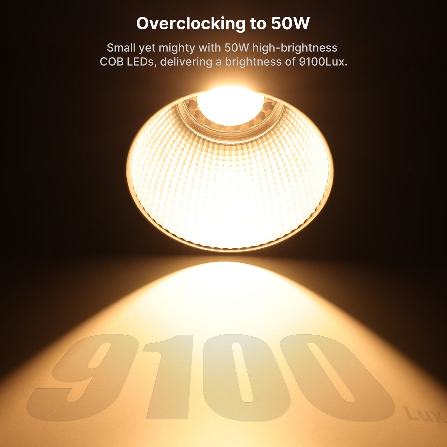 Ulanzi 40WRGB COB Lamp RGB with built-in battery