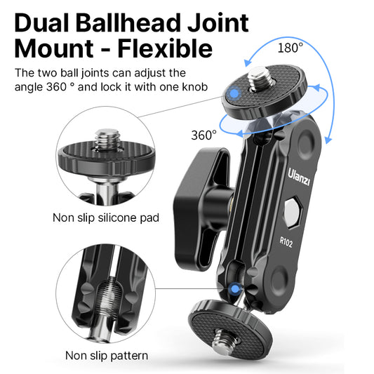 Ulanzi R102 Mini Magic Arm met 2x 1/4 inch schroef - Overige producten