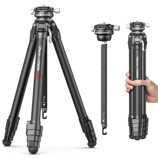 Ulanzi x Coman Zero Y Carbon lichtgewicht Travel Statief - Grote statieven