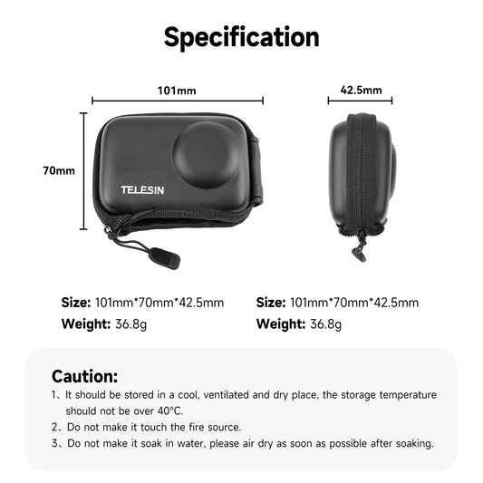Telesin opberghoes voor DJI Osmo Action 3/ Osmo Action 4/ Osmo Action 5 - GoPro Cases & behuizingen