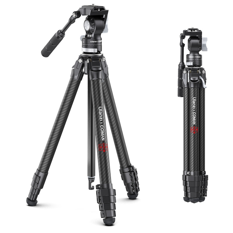 Ulanzi x Coman Zero V Carbon Travel Tripod with Video Head